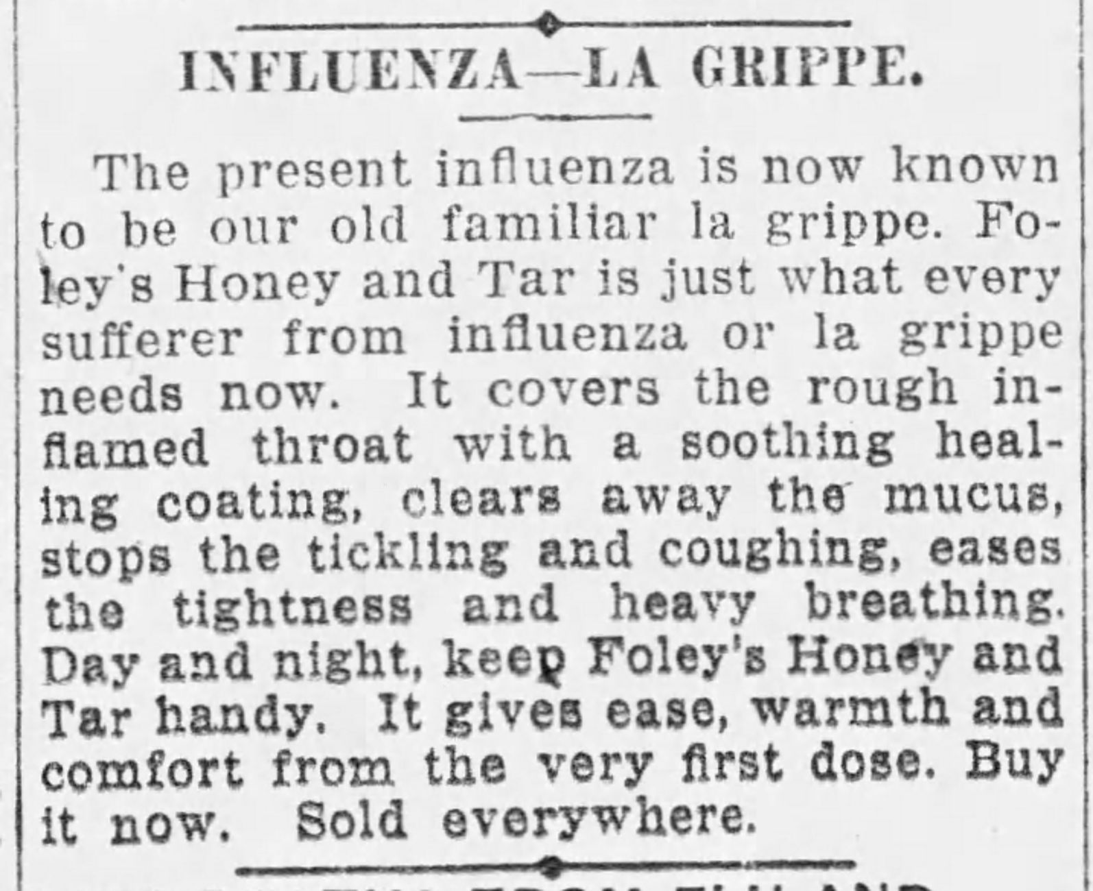 Influenza—la grippe